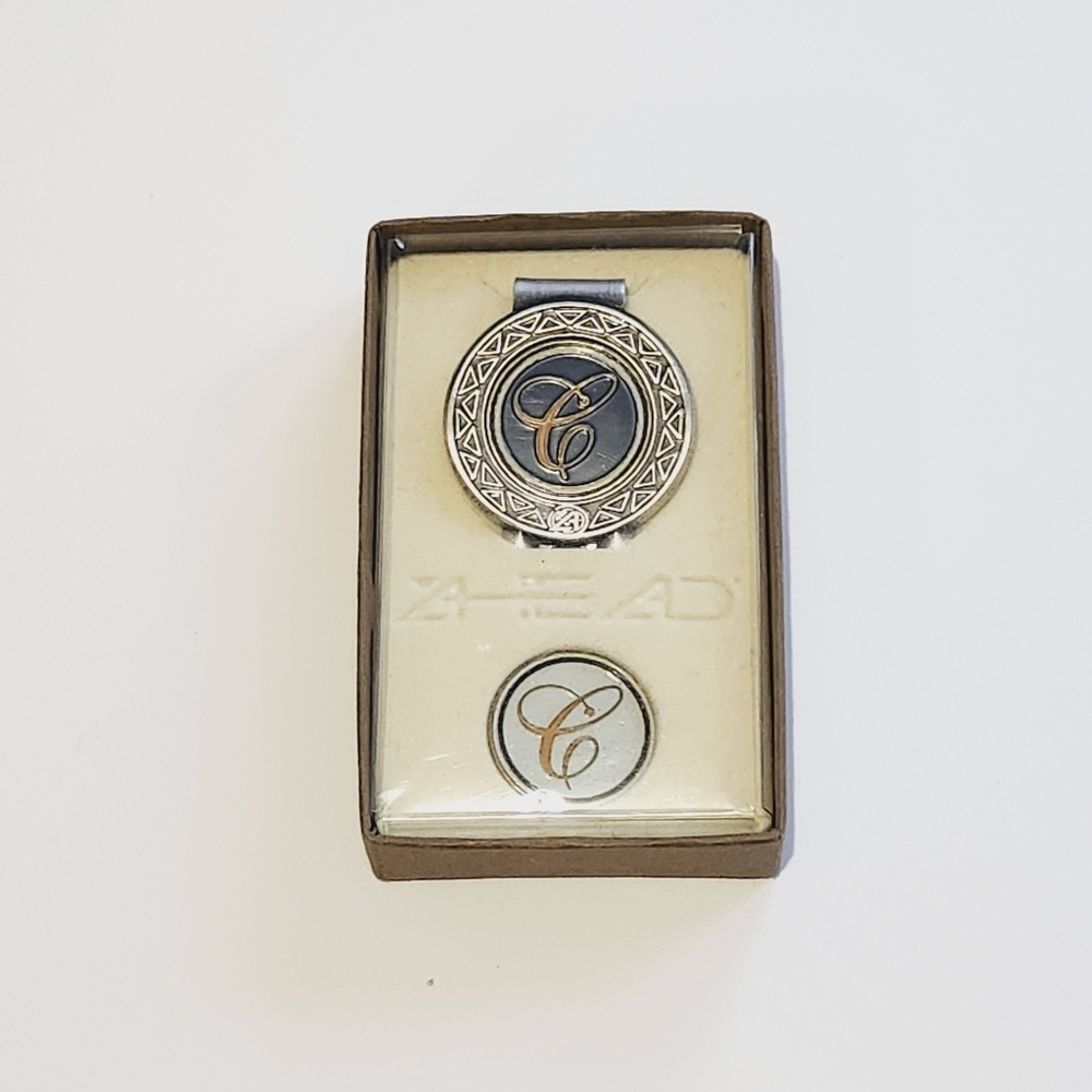 *3 for 30* Initial "C" Metal Divot Tool and Golf Ball Marker Set - Monogrammed